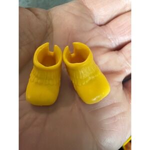 Barbie Chelsea Doll Yellow Fringe Shoes Daisy Friend Sister Clothing Accessory